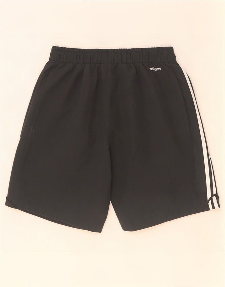 Pantaloncini sportivi Adidas Climalite da uomo piccoli in poliestere nero