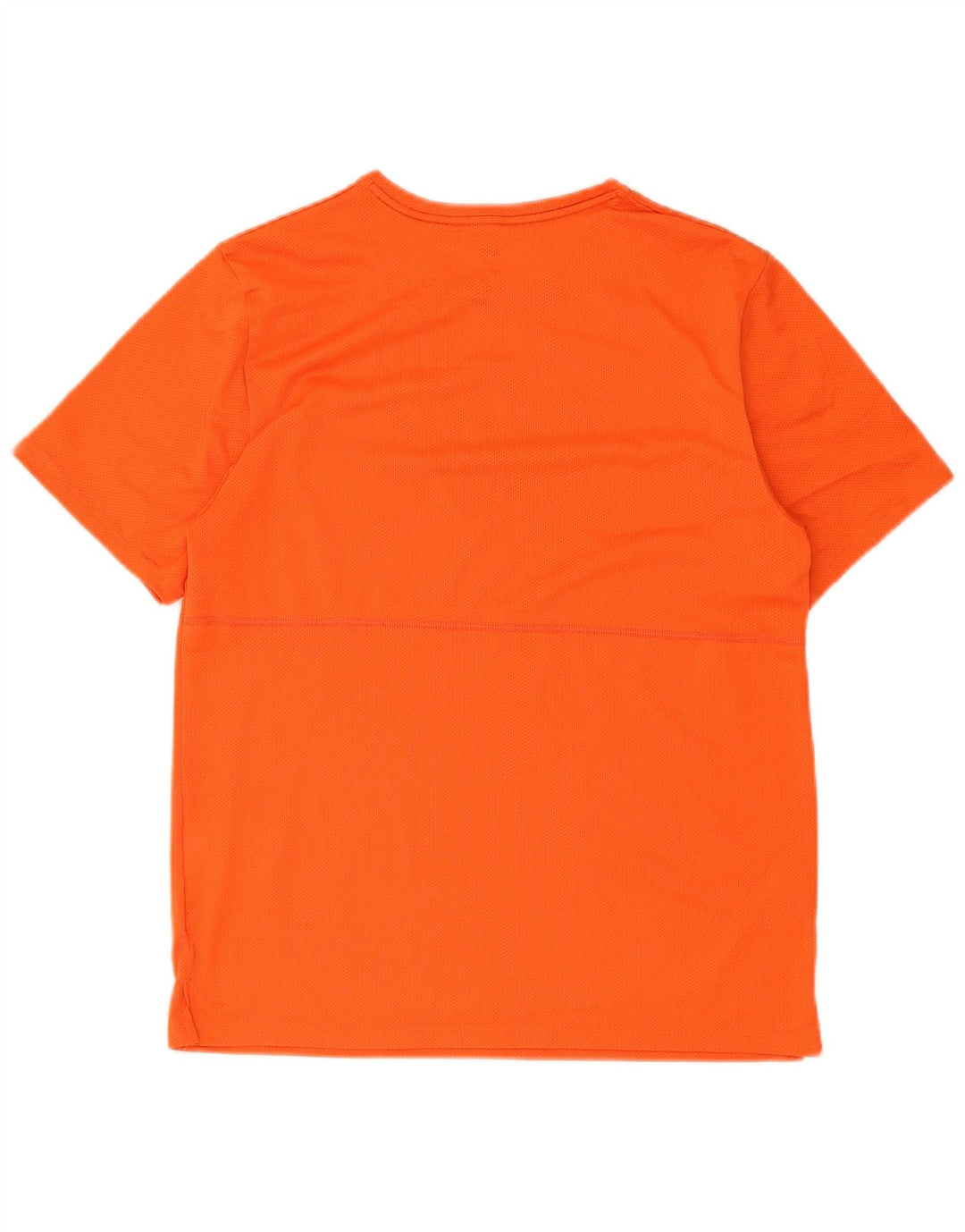 T-shirt grafica Nike Dri Fit da uomo in poliestere arancione medio