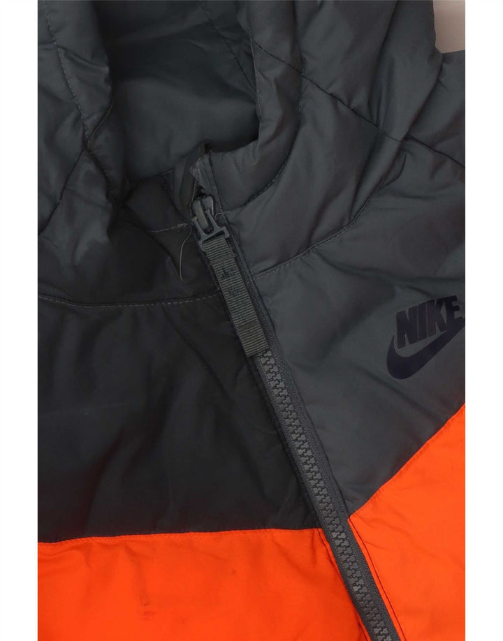 Giacca imbottita con cappuccio Nike da bambino 10-11 anni Colorblock medio multicolore
