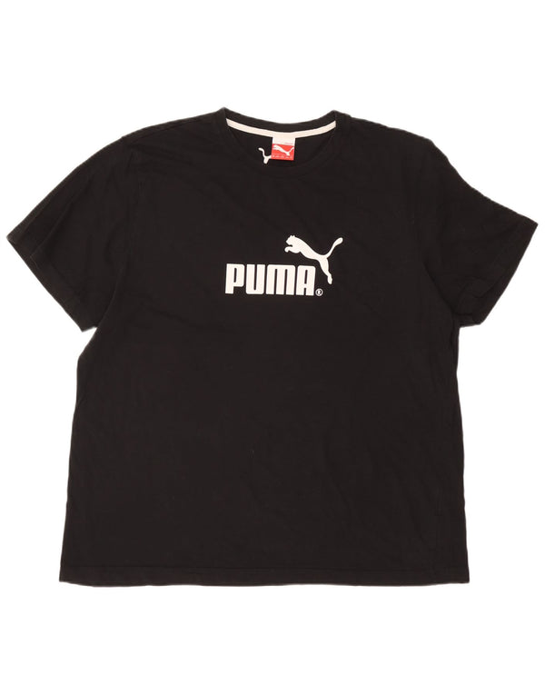T-shirt grafica da uomo Puma Top 2XL Nera