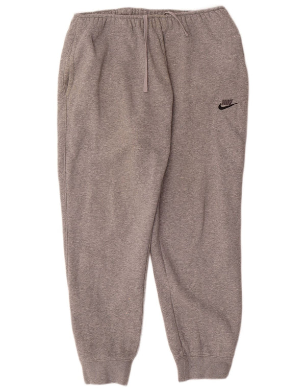 Pantaloni della tuta da uomo Nike Joggers XL in cotone chiazzato grigio