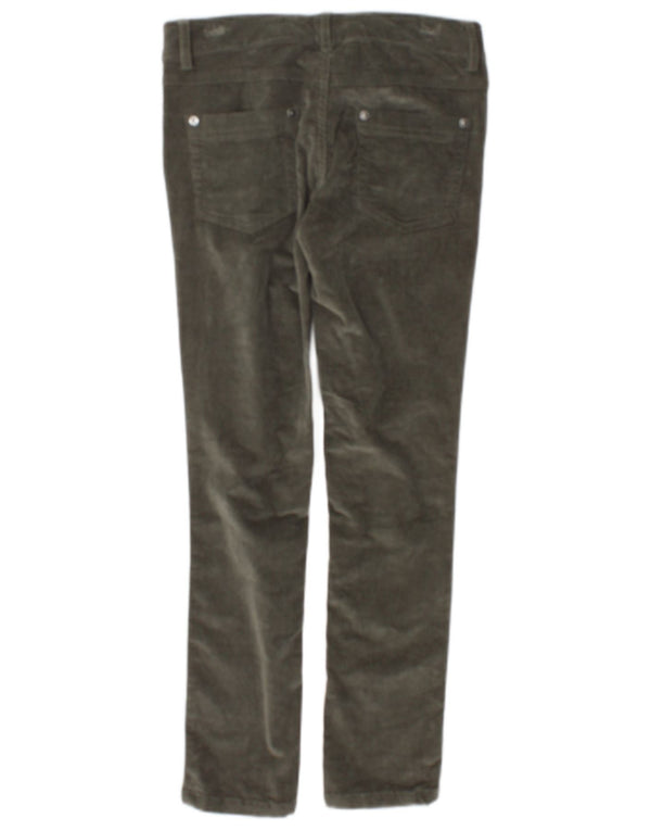 Pantaloni Benetton Bambina Slim in Velluto a Coste 8-9 Anni Large W26 L26 Cotone Grigio
