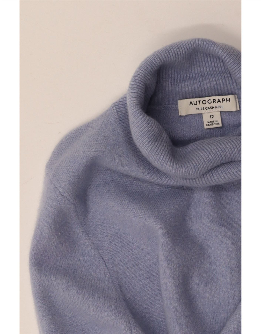 MARKS & SPENCER Maglione maglione collo alto per ragazze 11-12 anni Viola