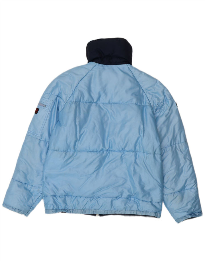 Giacca imbottita da uomo vintage UK 38 blu medio