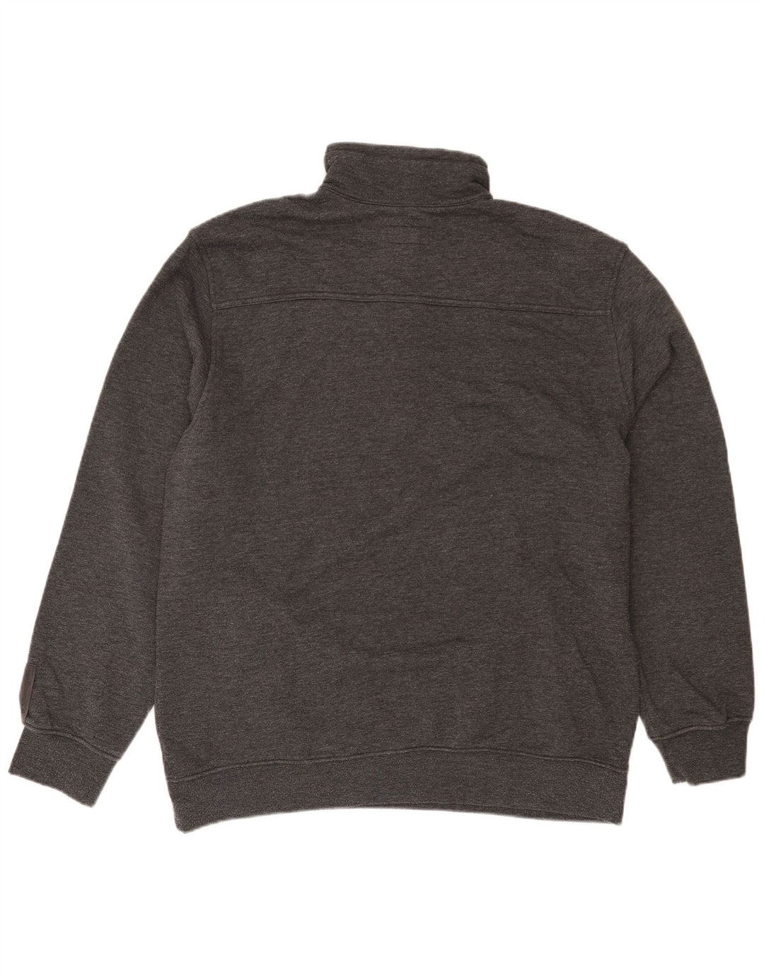 Felpa Champion da uomo con zip e collo maglione 3XL cotone grigio