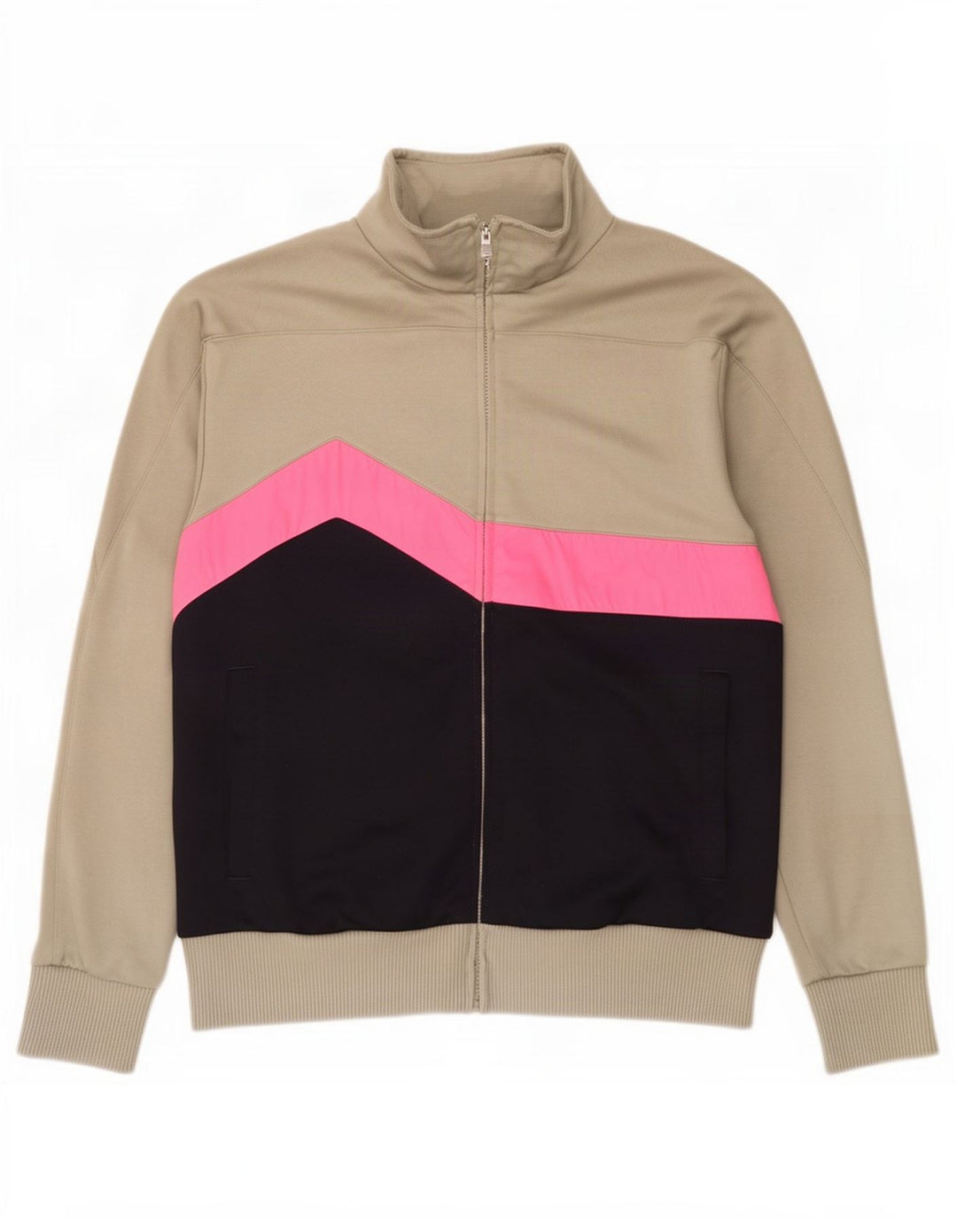 Giacca da ginnastica da uomo Umbro grande in cotone color block kaki