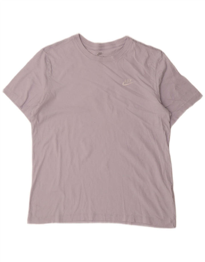 T-shirt Nike da uomo Top Large in cotone viola