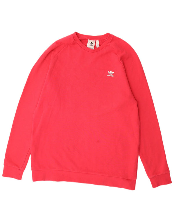 Felpa da uomo ADIDAS maglione XL rosa cotone