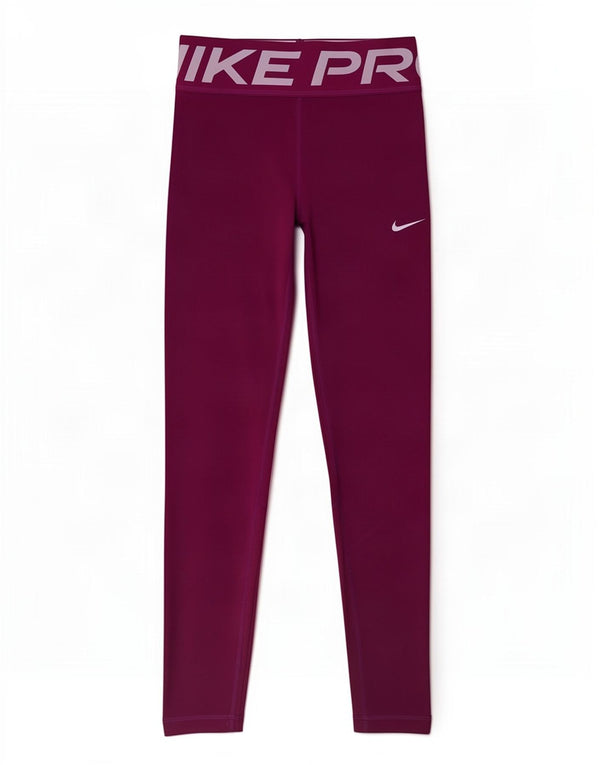 Leggings grafici Nike Dri Fit per ragazze 10-11 anni poliestere viola medio