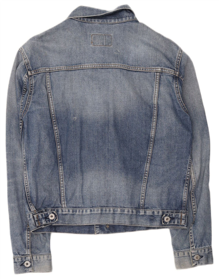 Giacca in denim da donna Nike UK 14 cotone blu medio
