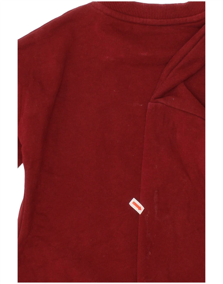 FERRARI Felpa Maglione Bambino 5-6 Anni Bordeaux Cotone
