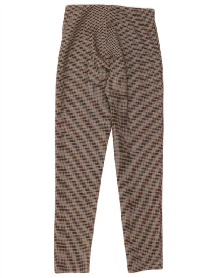Leggings Zara da donna UK 4 XS poliestere pied de poule grigio