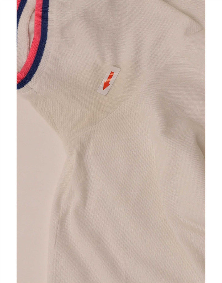 Polo Brooksfield da uomo slim fit IT 50 color block bianco medio