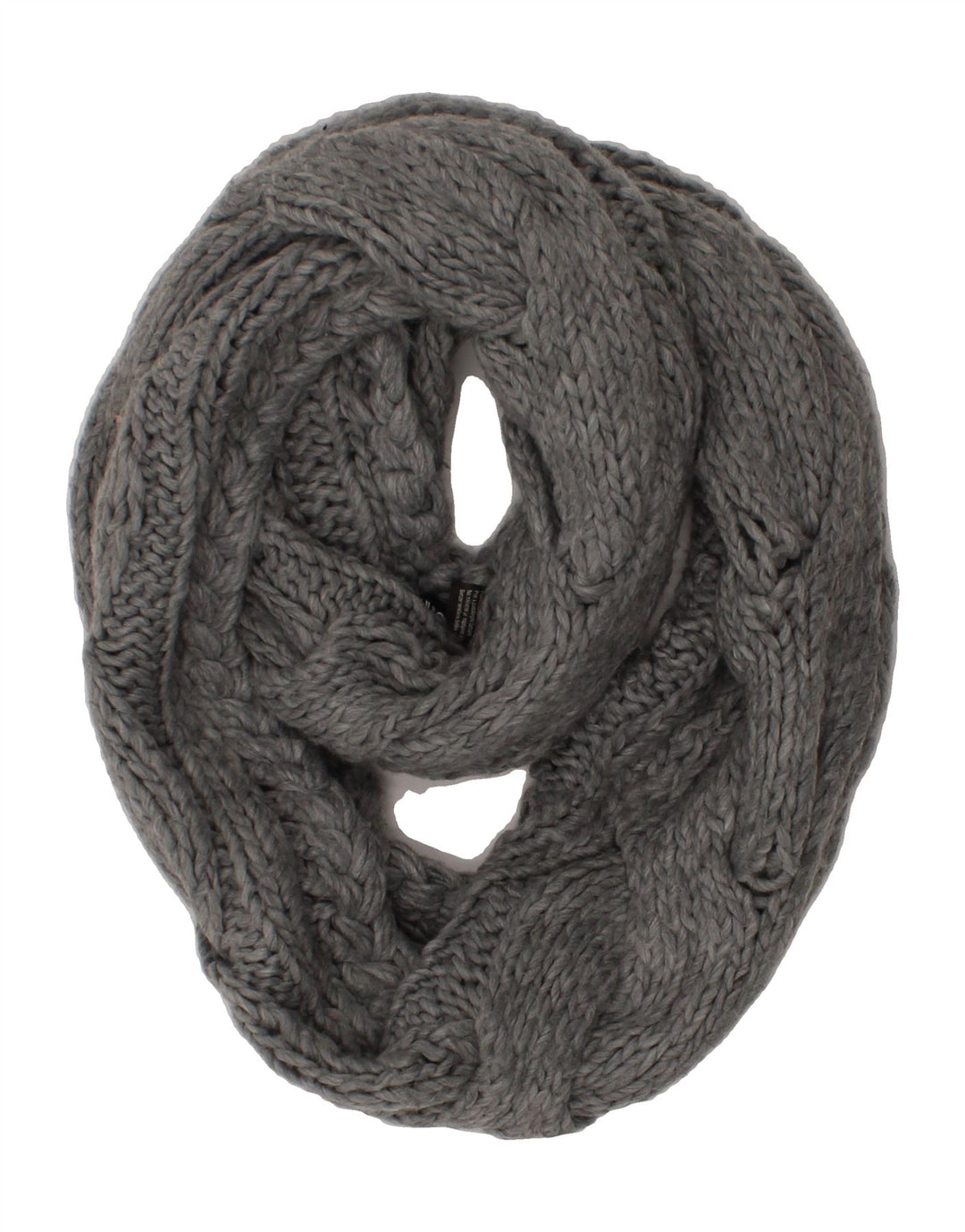 JULES Womens Cowl Scarf One Size Grey Acrylic Vintage Jules and Second-Hand Jules from Messina Hembry 