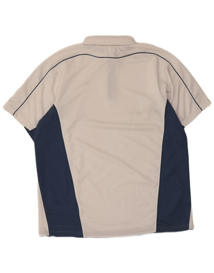 Polo Nike da uomo UK 45/47 XL poliestere color block bianco