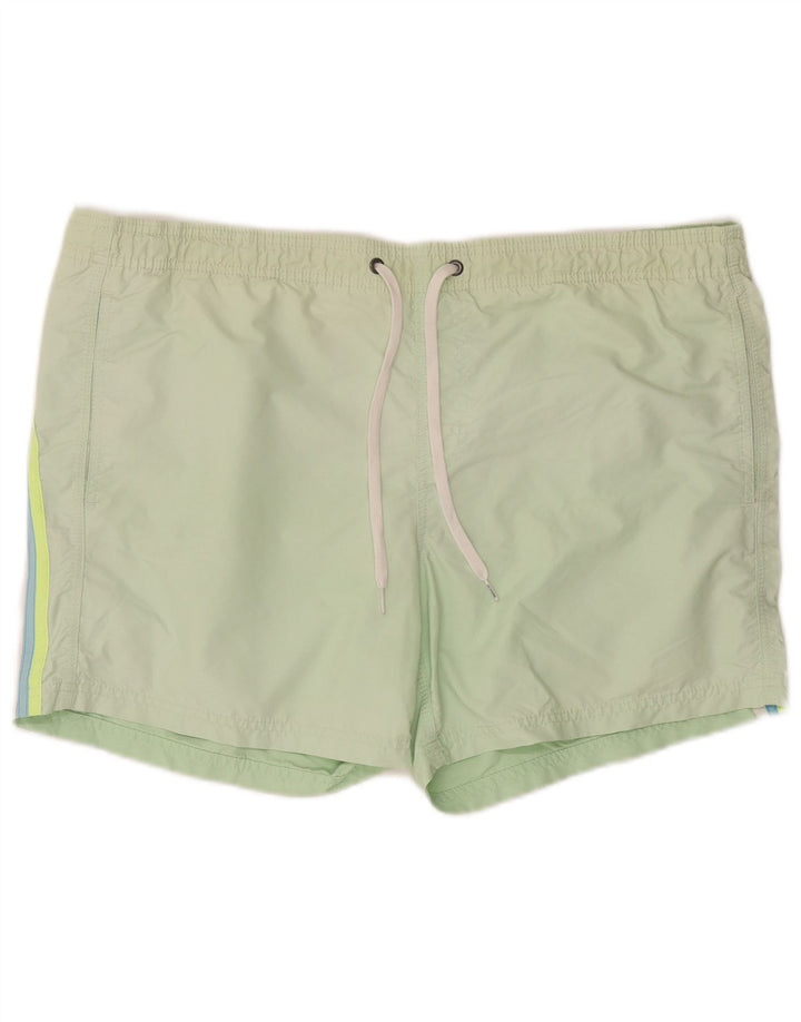 Pantaloncini da bagno da uomo Sundek XL in nylon verde