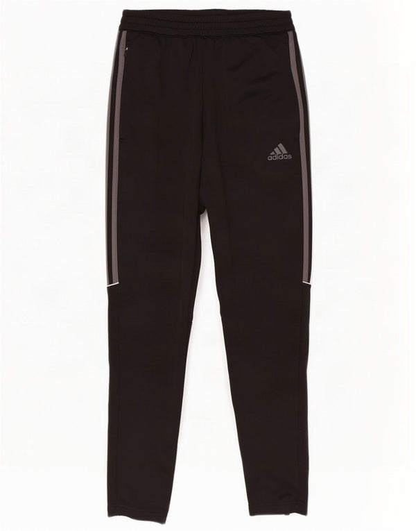 Adidas Mens Aeroready Tracksuit Trousers Small Black Polyester