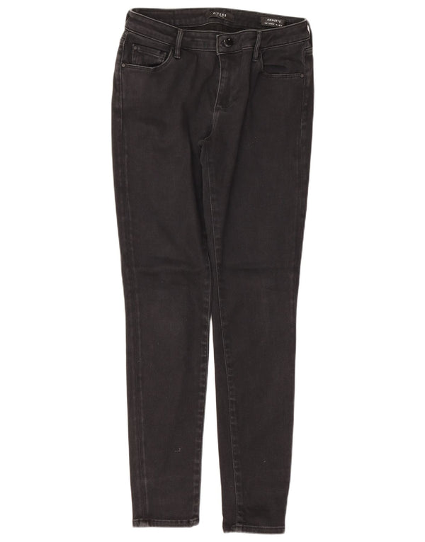 Jeans skinny da donna Guess Annette a vita alta W28 L29 neri