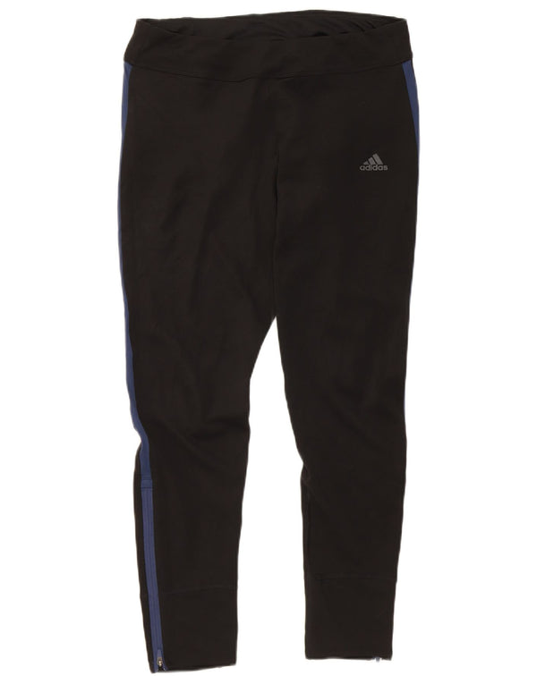 Leggings Adidas Climacool Crop da donna UK 12/14 Medio Nero