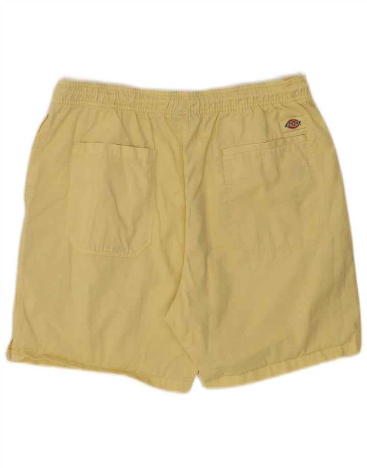 Dickies Pantaloncini cargo da uomo grandi W34 in cotone giallo