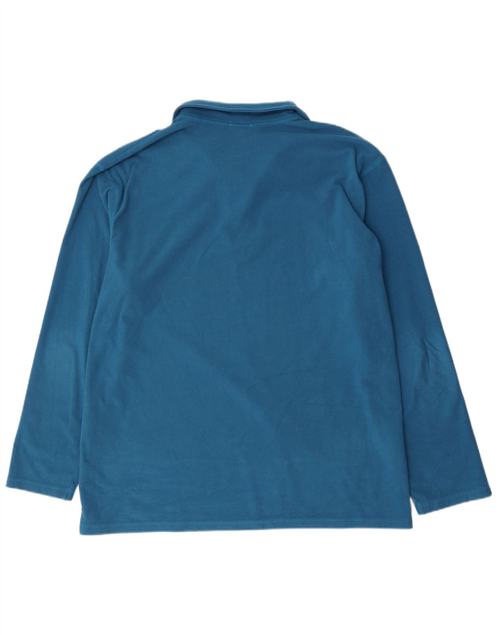 Mens Zip Neck Fleece Jumper 2XL