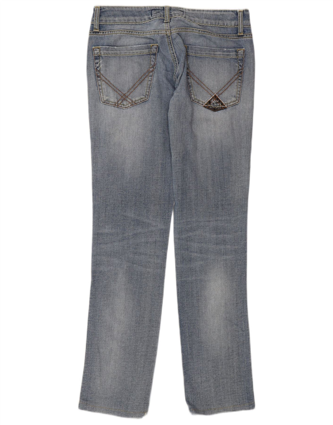 ROY ROGERS Womens Straight Jeans W28 L32 Blue Cotton
