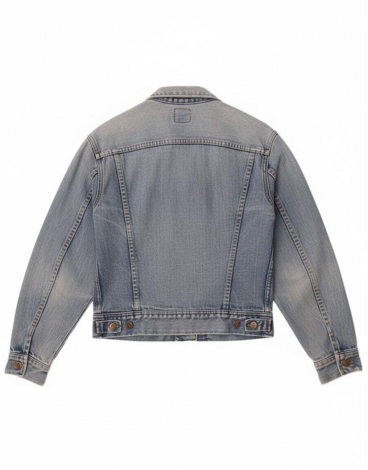 Giacca in denim corta da donna Lee UK 12 Blu medio