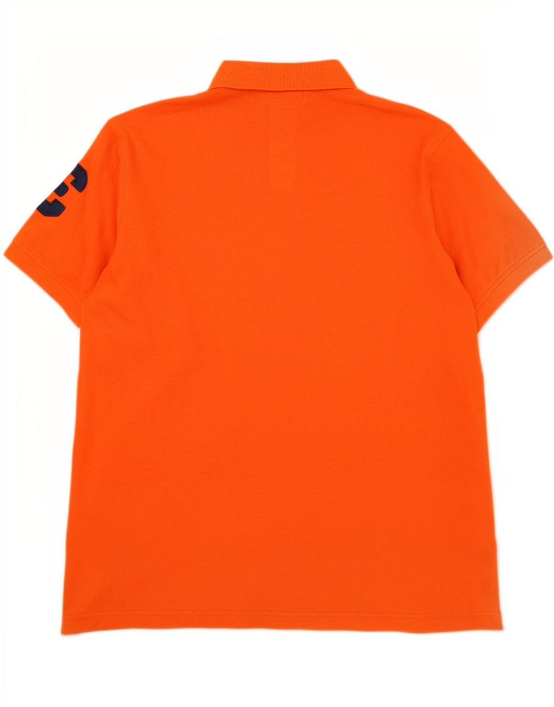 Polo Assn. Camicia da uomo grande in cotone arancione