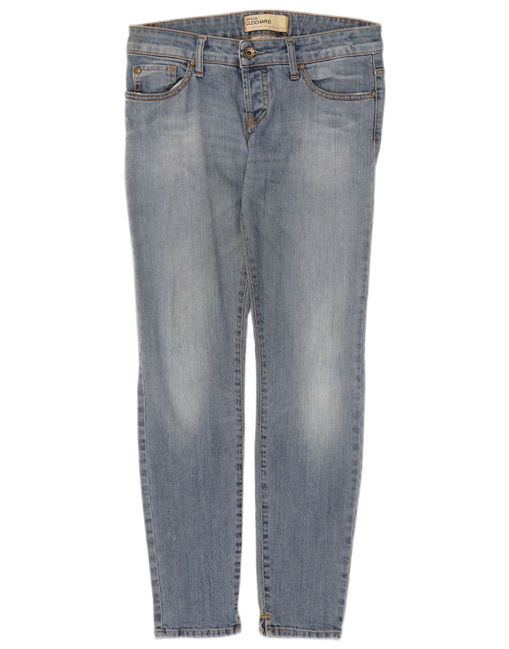 Jeans slim da donna MAISON CLOCHARD W28 L29 cotone blu