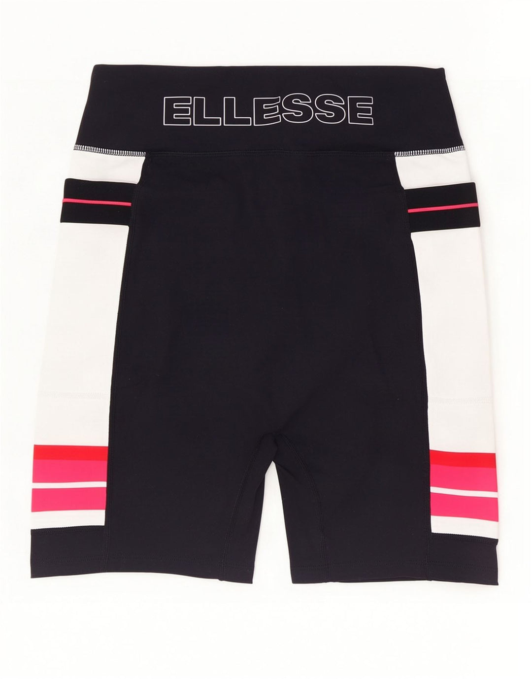 Pantaloncini sportivi grafici da donna Ellesse UK 12 Medium Black Colourblock