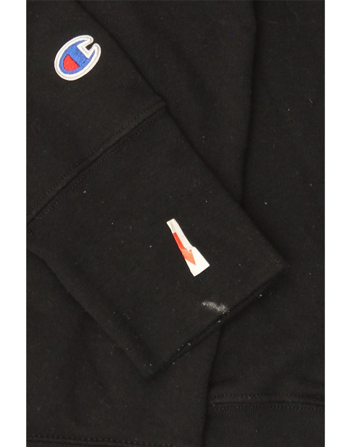 Felpa con cappuccio grafica da donna Champion UK 14 poliestere nero medio
