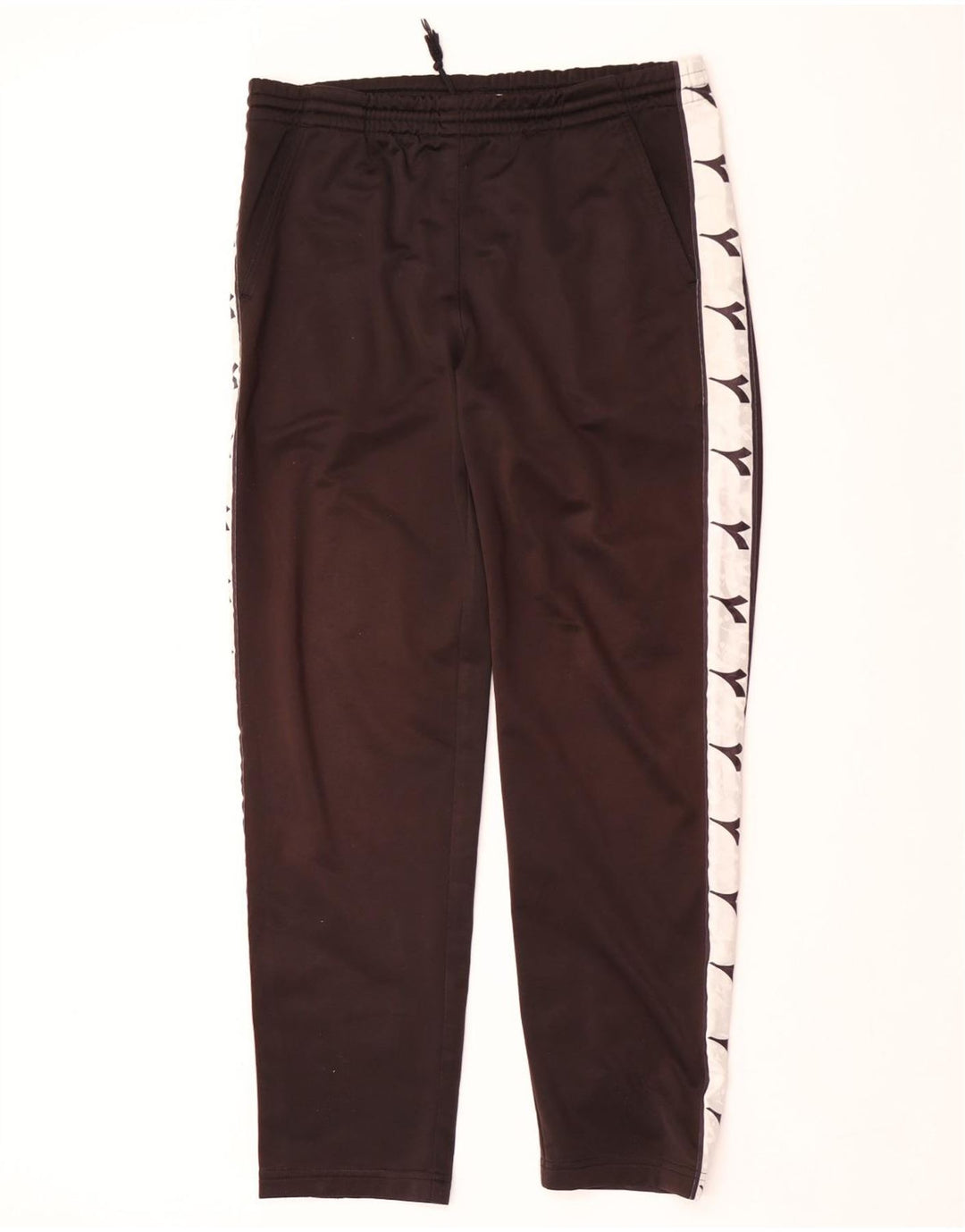 Pantaloni da tuta grafici da uomo Diadora Large in poliestere color block nero