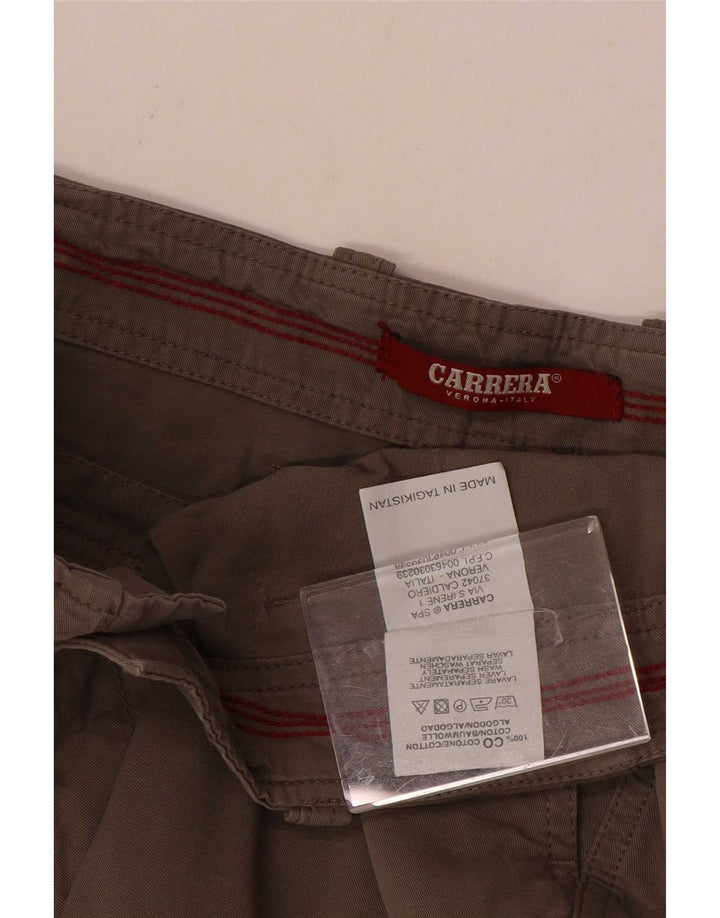Pantaloncini cargo da uomo Carrera W34 Large in cotone grigio
