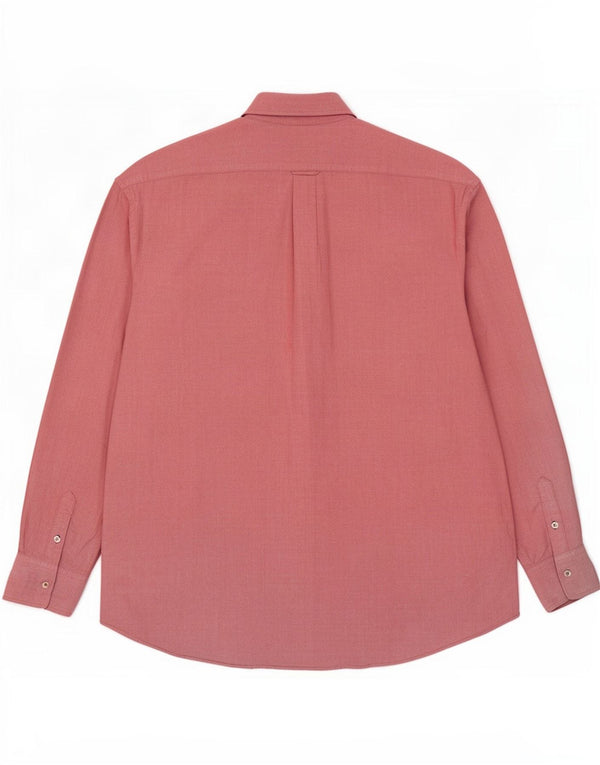 Tommy Hilfiger Camicia da uomo vestibilità regolare taglia 17 1/2 XL Rosso