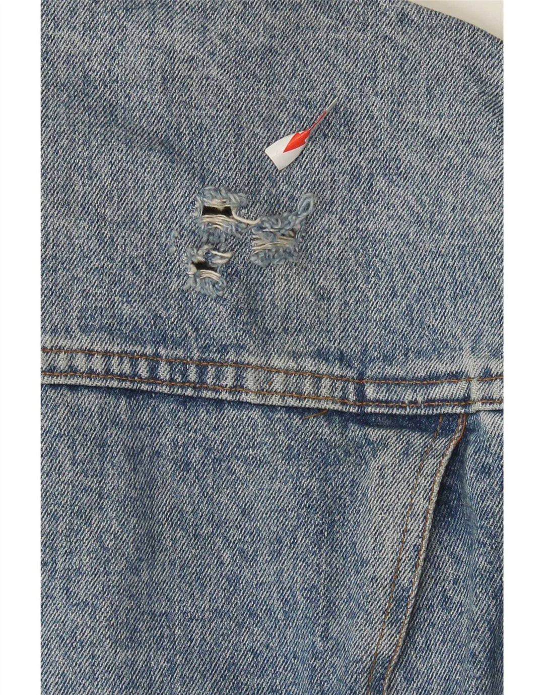 Jacob Cohen Giacca in denim invecchiato da uomo UK 42 XL Cotone blu