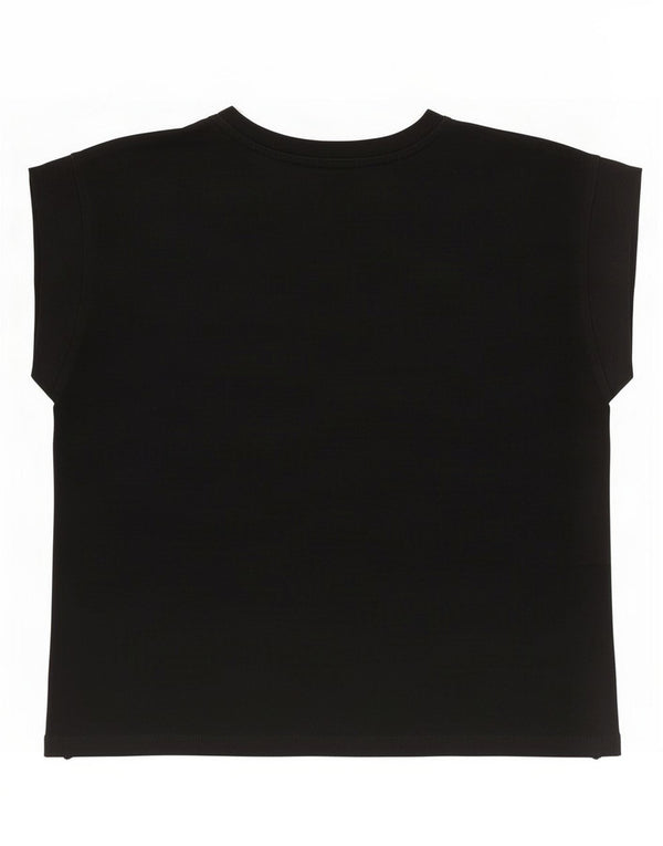 T-shirt grafica per ragazze Guess 11-12 anni Nera