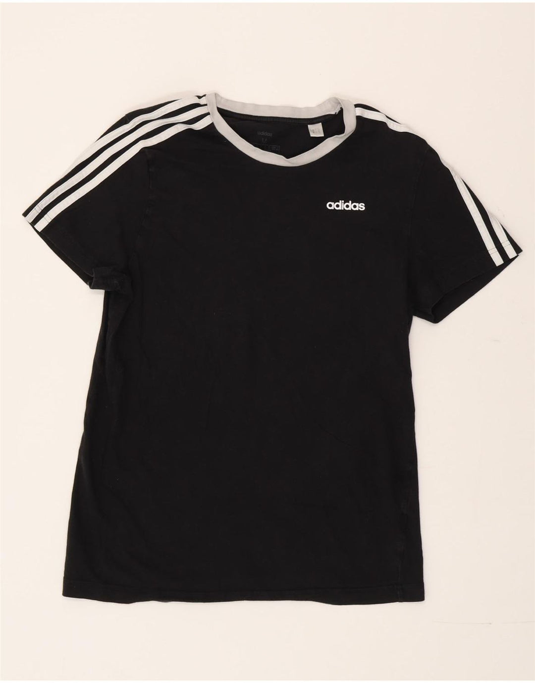 T-shirt grafica da donna Adidas Top UK 12/14 media nera