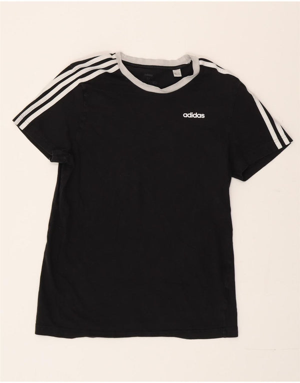 T-shirt grafica da donna Adidas Top UK 12/14 media nera
