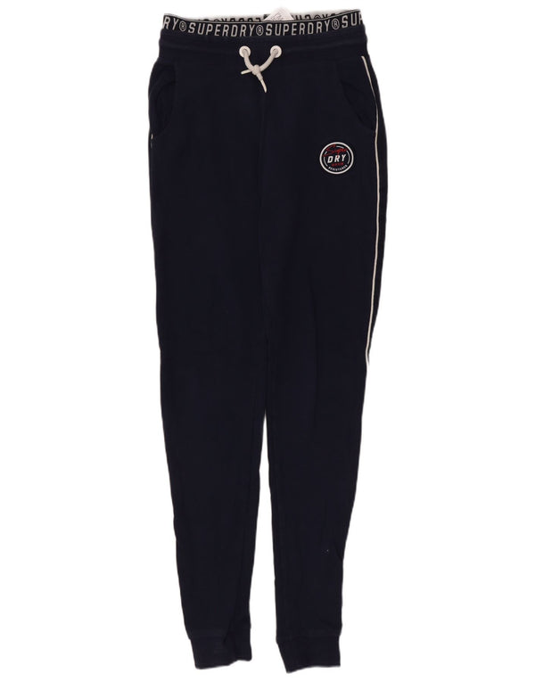 Pantaloni da tuta con grafica da donna Superdry Joggers UK 12 Medium Blu Navy