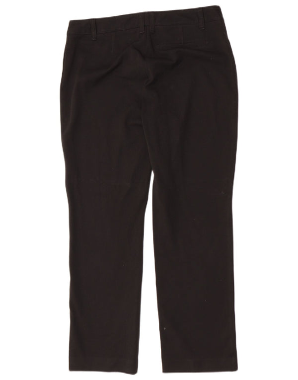 Pantaloni casual dritti da donna Monsoon UK 12 Medium W30 L28 Neri