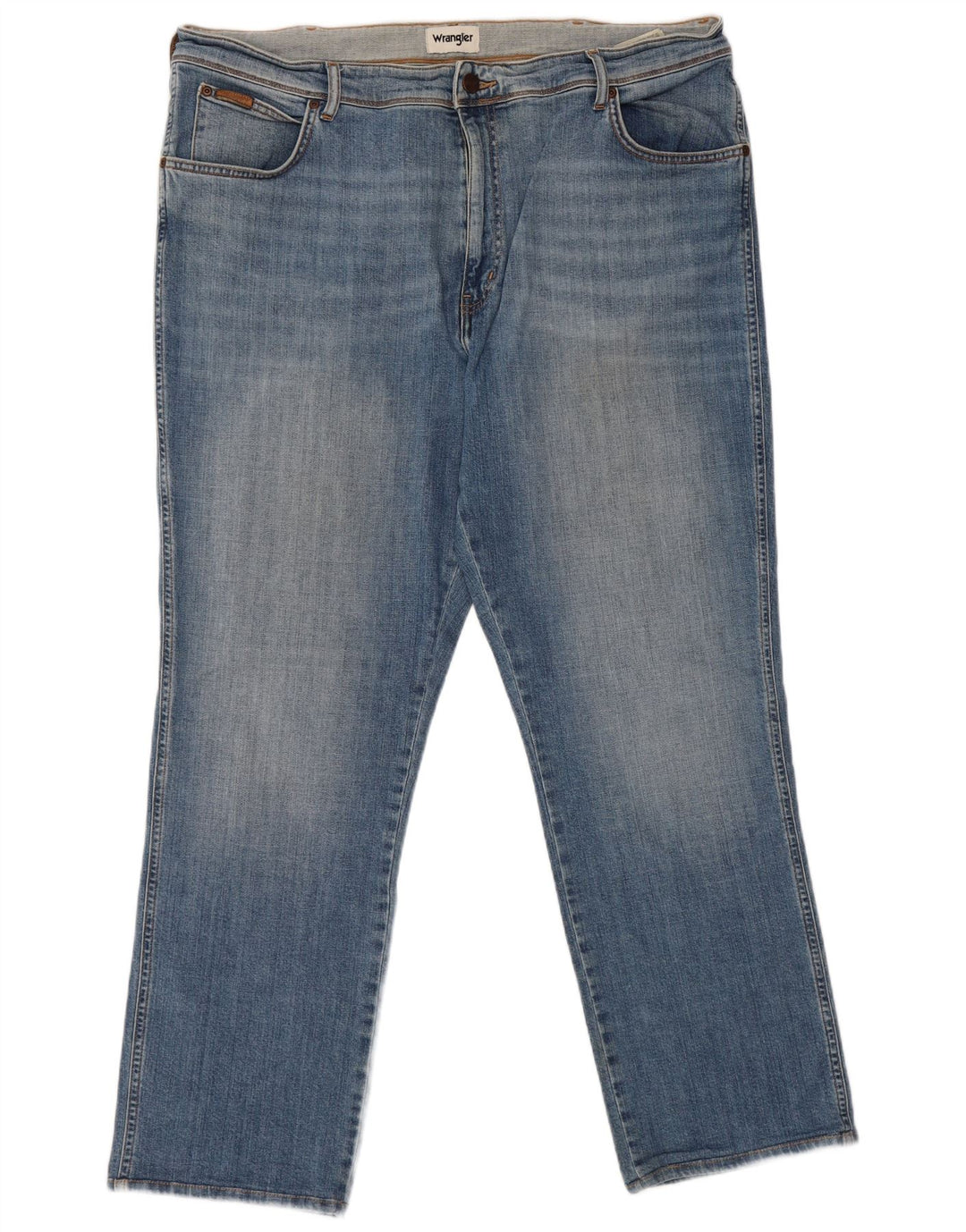 Jeans dritti da uomo Wrangler Texas W40 L32 cotone blu