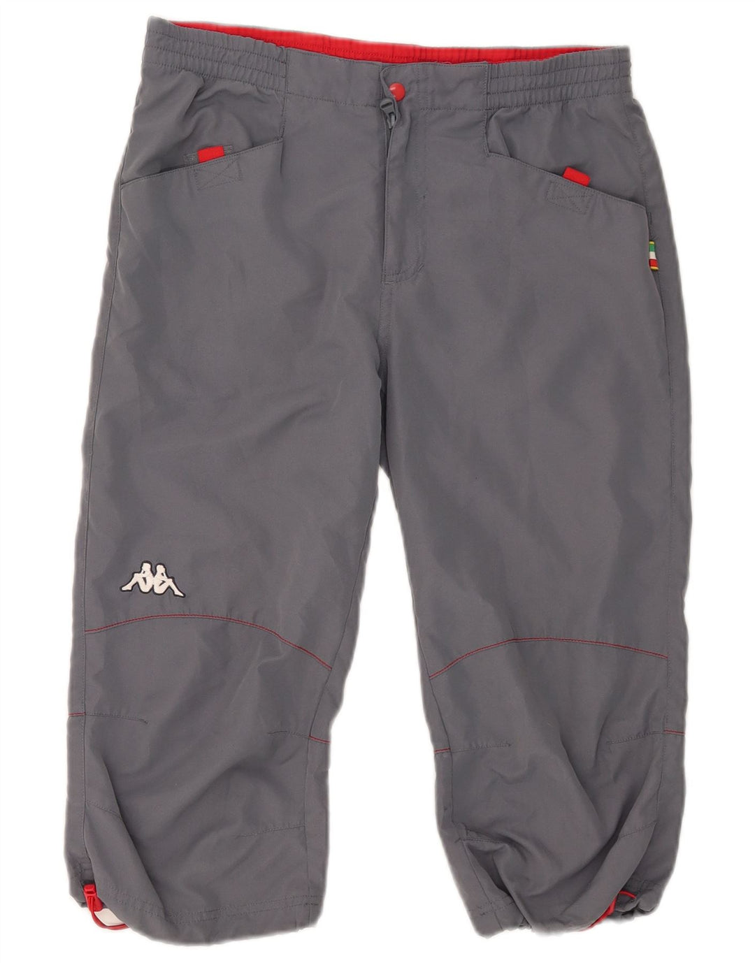Pantaloni Capri da uomo Kappa Small W29 L18 Poliestere grigio