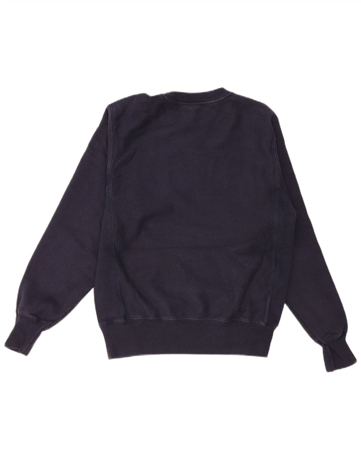Felpa grafica Champion Nantucket da uomo, piccola, in cotone blu navy