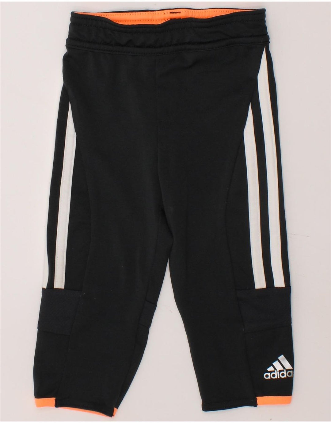 ADIDAS Girls Climalite Graphic Tracksuit Trousers 2-3 Years Grey Polyester Vintage Adidas and Second-Hand Adidas from Messina Hembry 