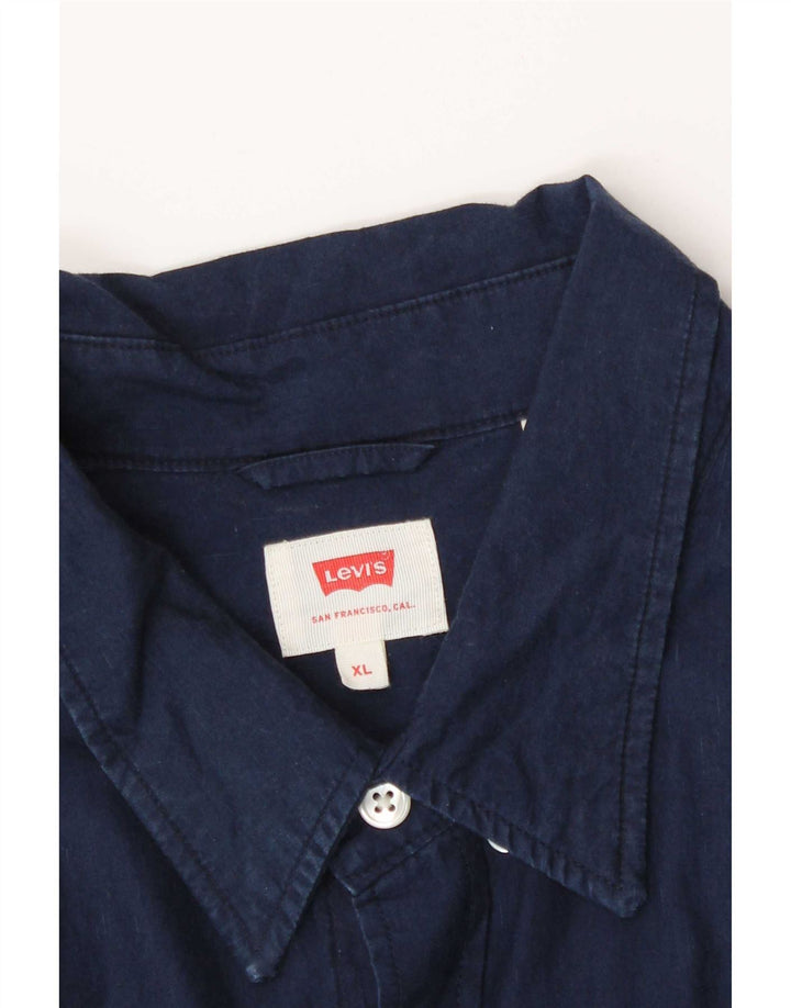 Camicia Levi's da uomo XL blu navy