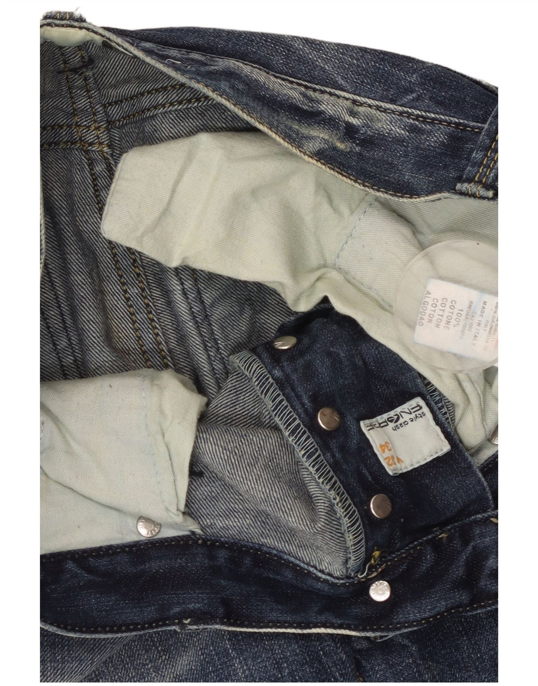 Jeans dritti da uomo ENERGIE W32 L34 cotone blu