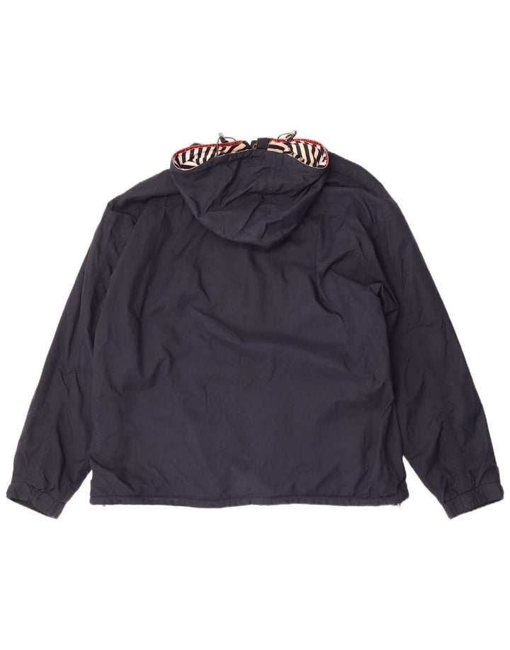 Giacca anorak oversize con cappuccio da donna Joules UK 16 Large Blu Navy
