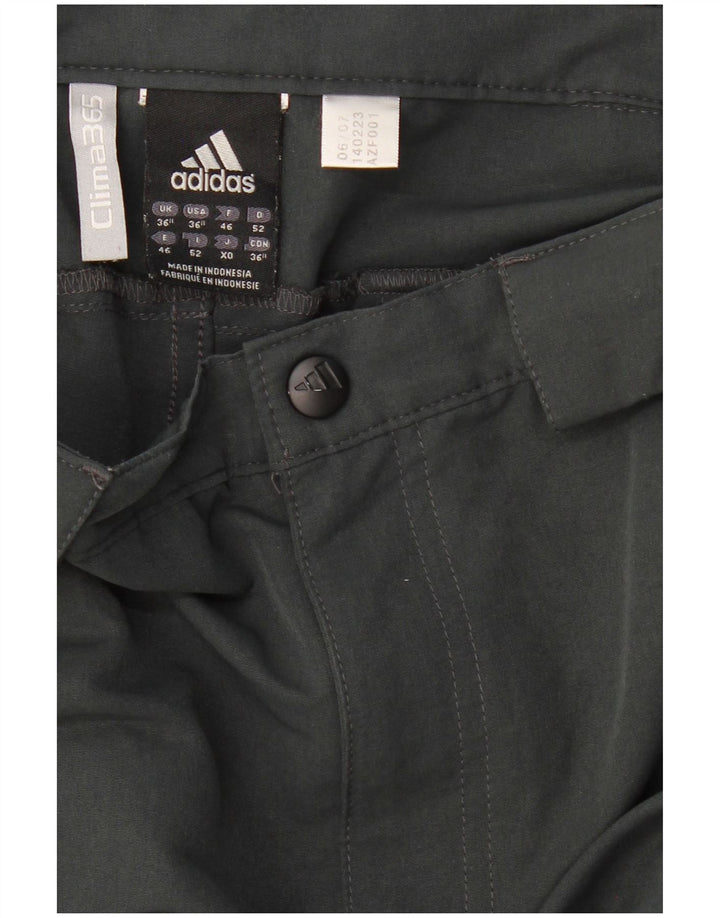 Pantaloni antivento dritti ADIDAS Clima 365 da uomo W36 L34 Grigi