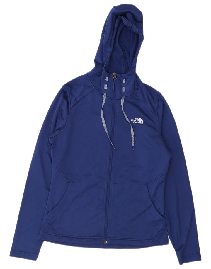 Felpa con cappuccio e zip da donna The North Face UK 12 Poliestere blu medio