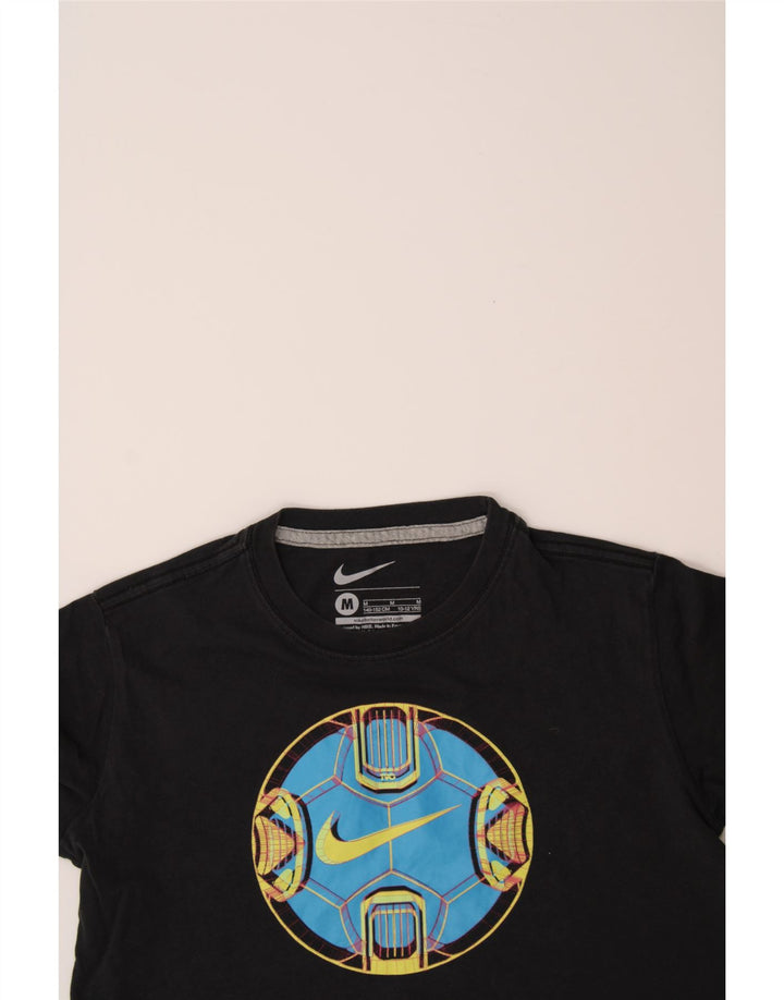 NIKE Boys Graphic T-Shirt Top 10-11 Years Medium  Black Vintage Nike and Second-Hand Nike from Messina Hembry 